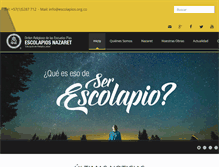Tablet Screenshot of escolapios.org.co